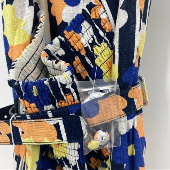 ModCloth Floral Hatler Jumpsuit Size XXS NWT - Picture 9 of 11